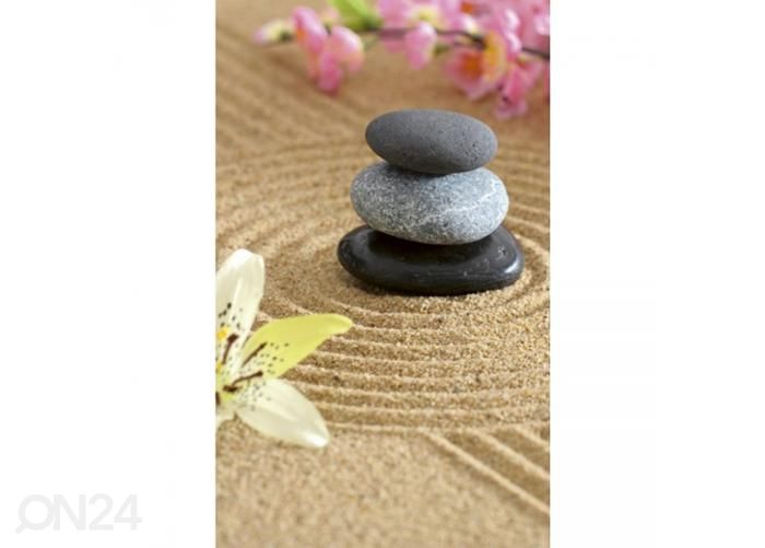 Fliis fototapeet Zen garden 150x250 cm suurendatud