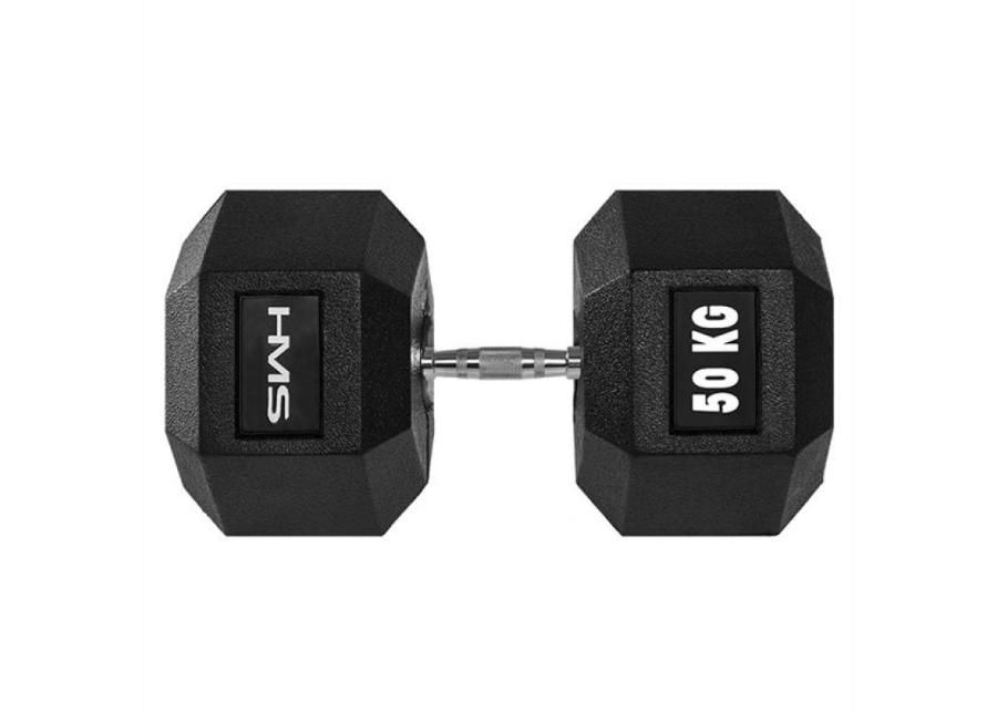 Hantel HMS HEX PRO 50 KG suurendatud