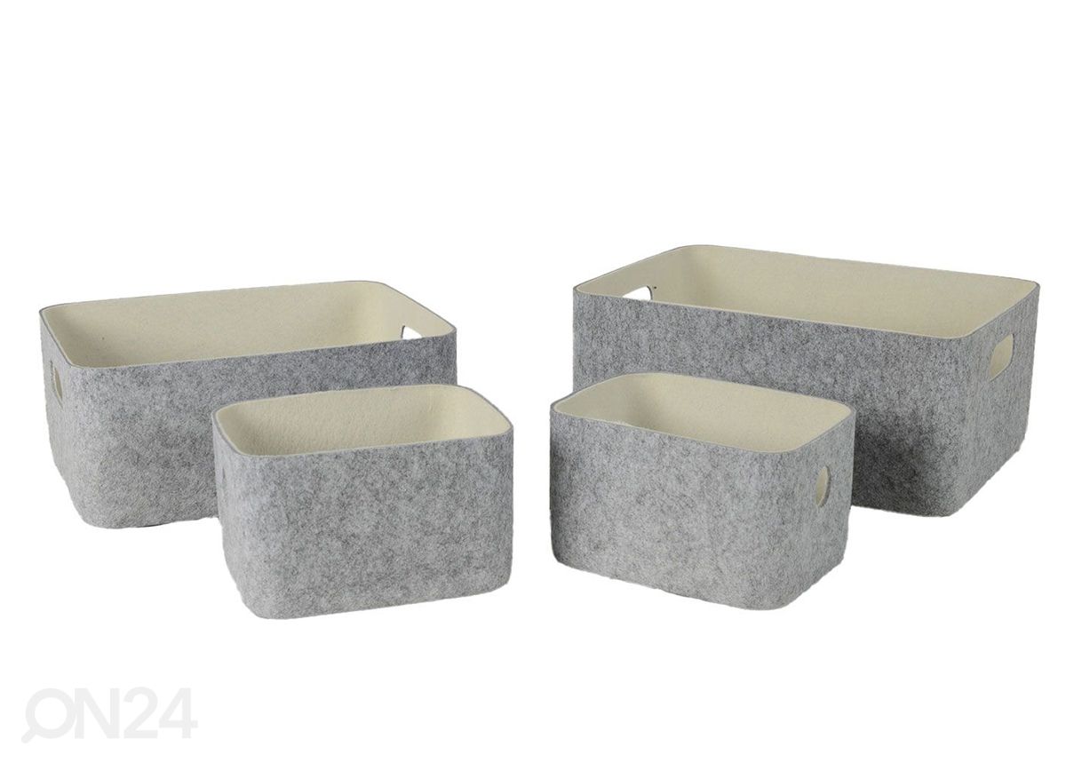 Hoiukast Lido Felt, 33x25xH14 cm, helehall suurendatud