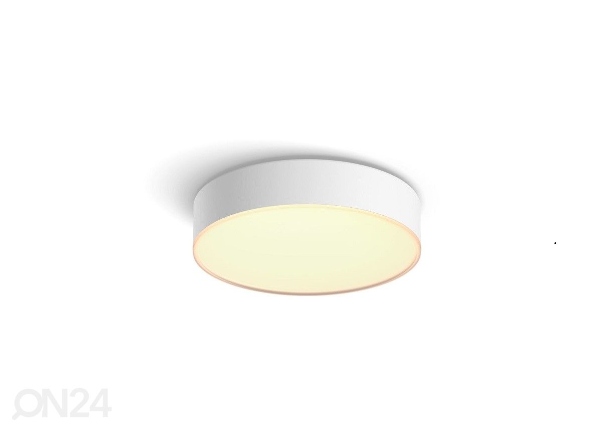 Hue White ambiance Enrave S nutikas laevalgusti valge puldiga Ø 26,1 cm suurendatud