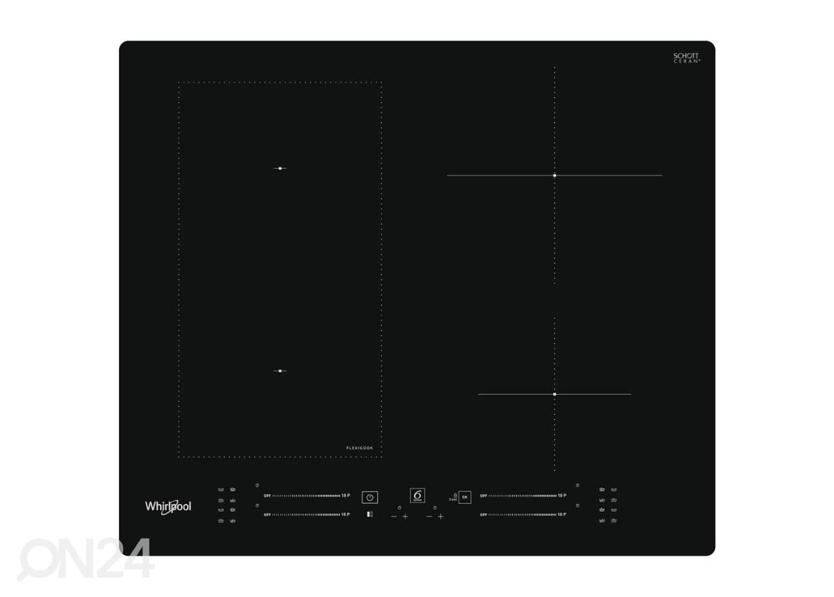 Induktsioon pliidiplaat Whirlpool WLS7960NE suurendatud