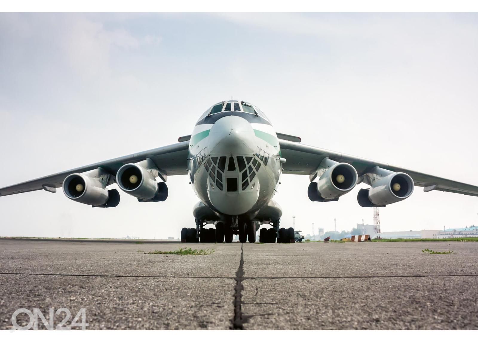 Isekleepuv fototapeet Big Cargo Airplane suurendatud