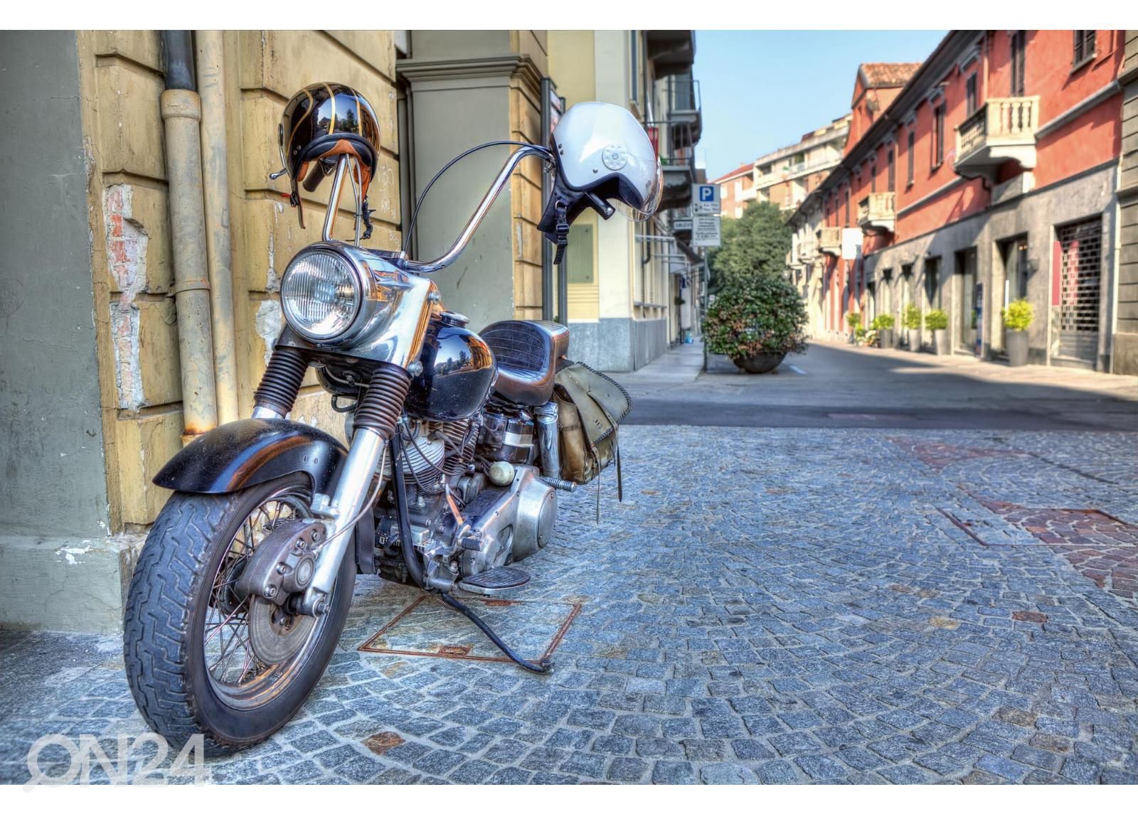 Isekleepuv fototapeet Big Motorcycle suurendatud