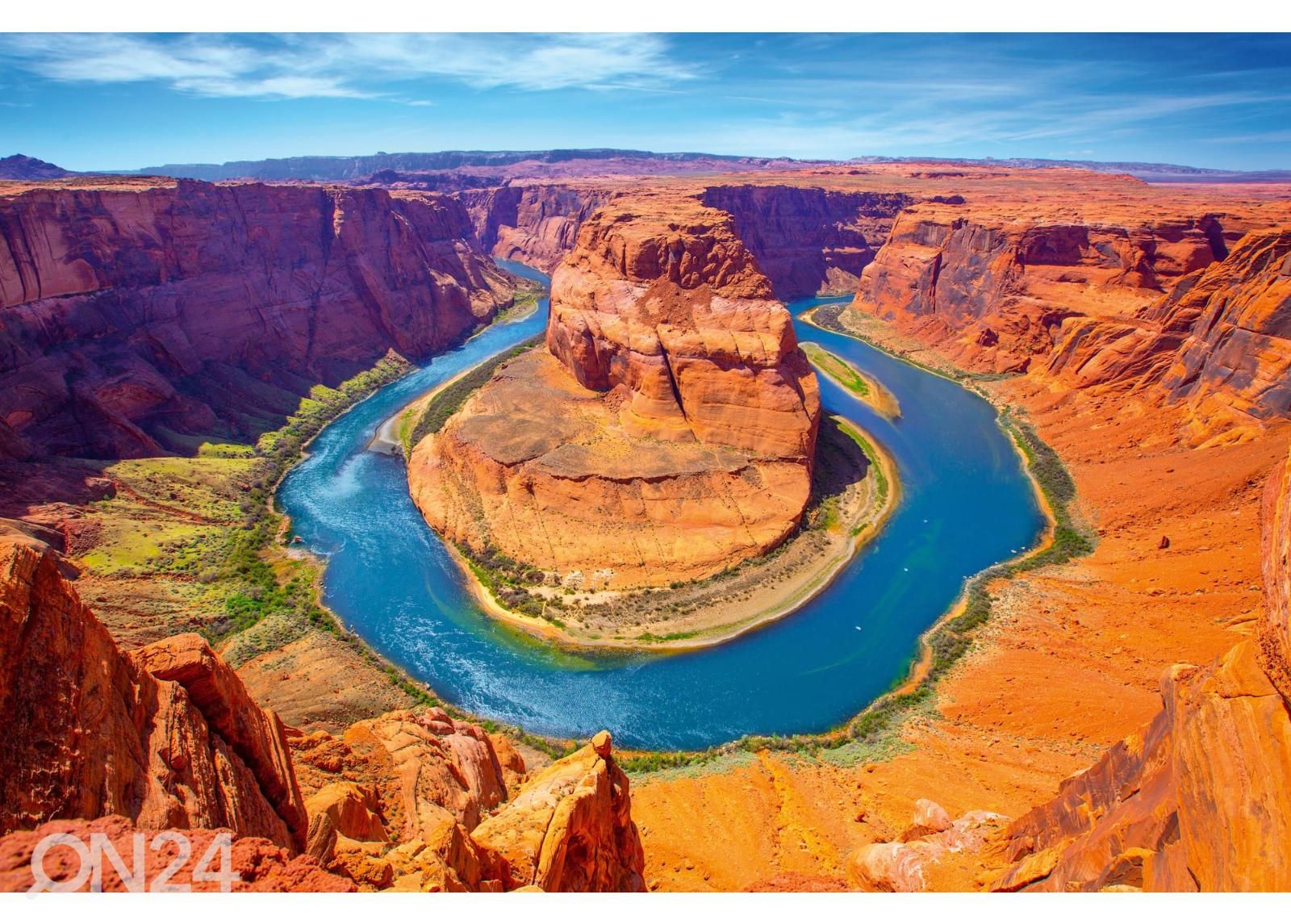 Isekleepuv fototapeet Colorado River In Canyon suurendatud