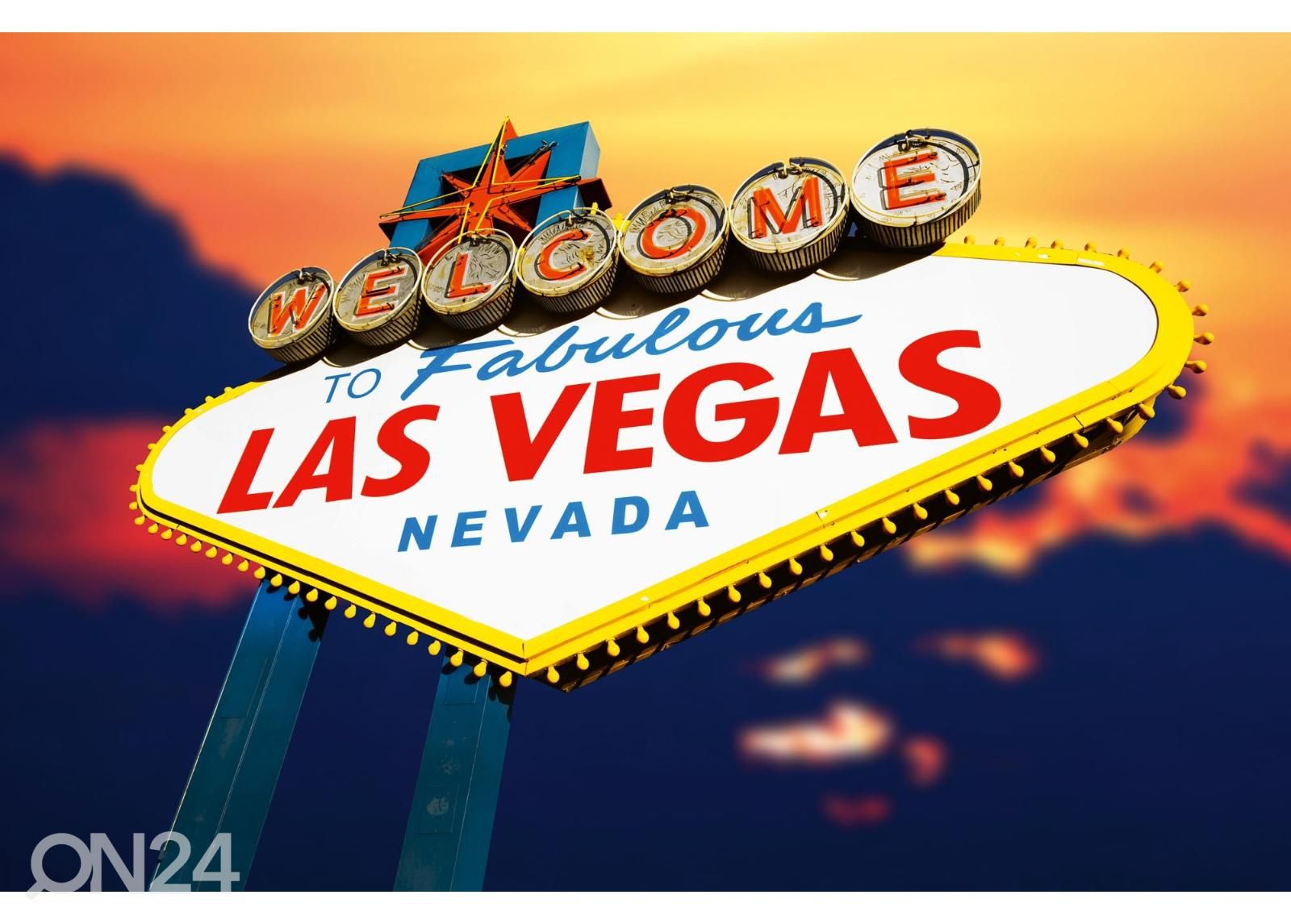 Isekleepuv fototapeet Las Vegas Sign suurendatud