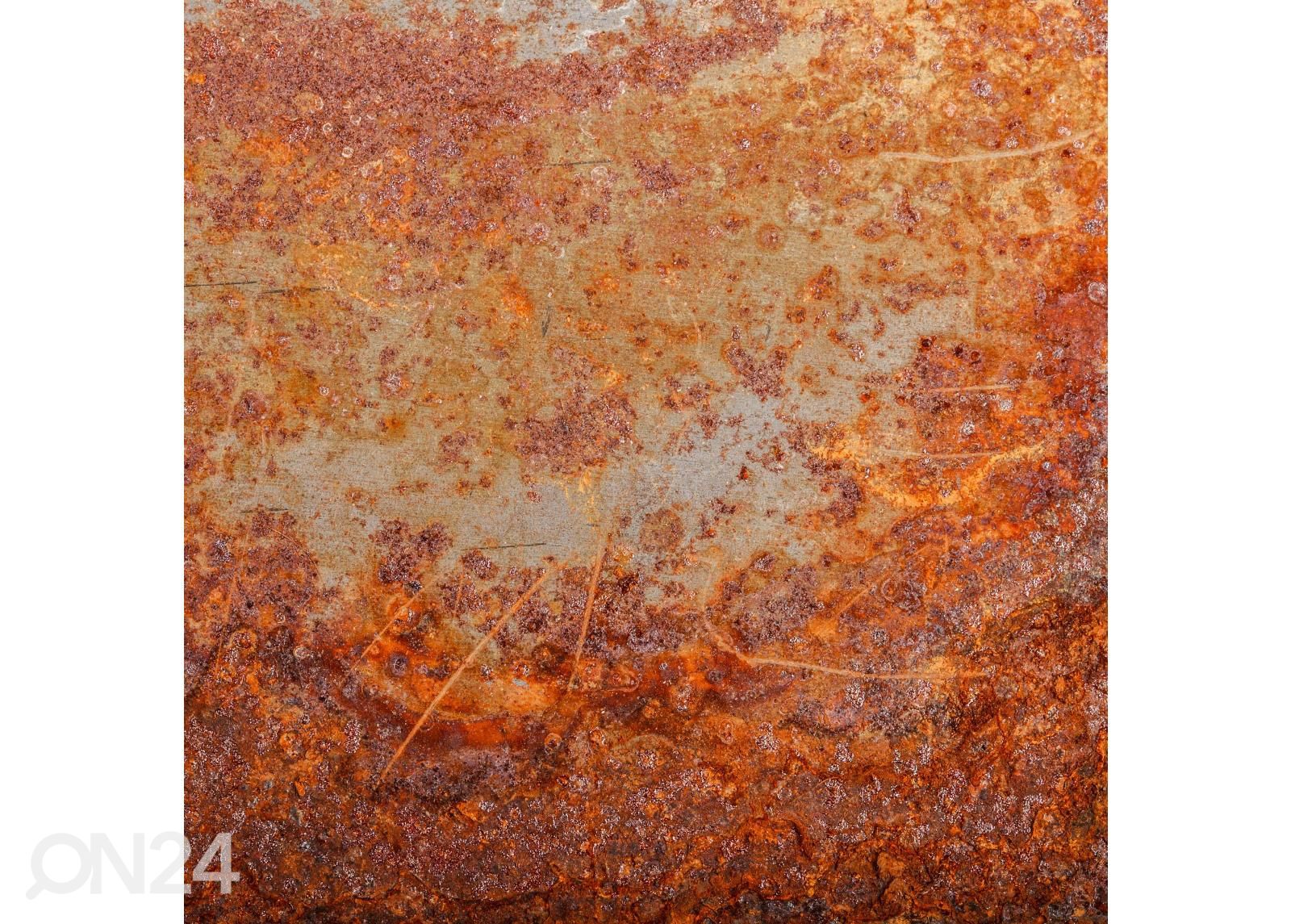 Isekleepuv fototapeet Sheet Of Rusty Metal suurendatud