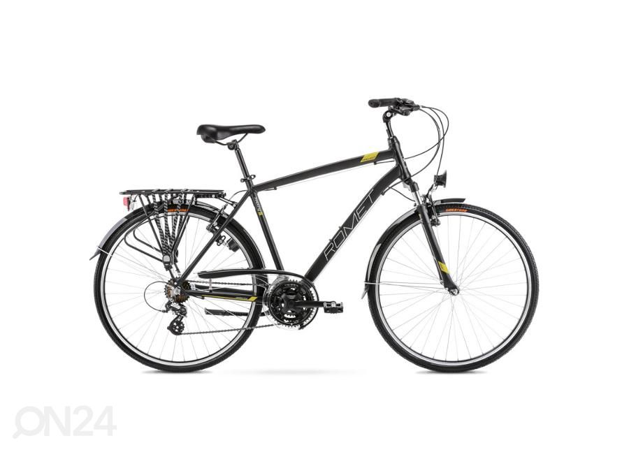 Jalgratas Arkus & Romet Wagant, 28" L, must-kollane suurendatud