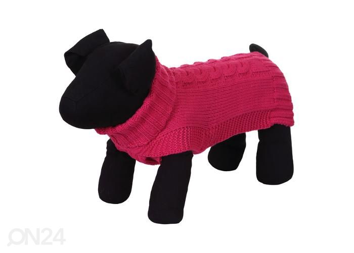 Koera kampsun wooly xxs roosa suurendatud