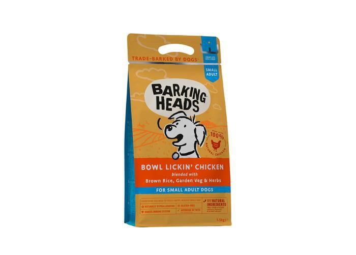 Koera täissööt Barking Heads Bowl lickin chicken väike tõug 1,5 kg suurendatud