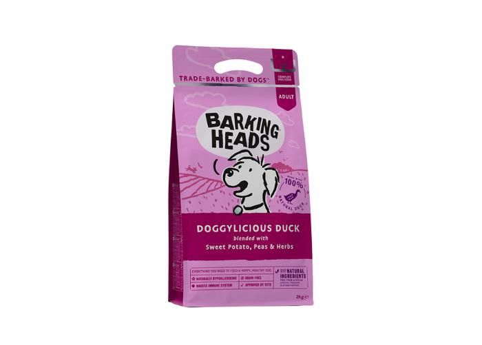 Koera täissööt Barking Heads Doggylicious duck 2 kg suurendatud