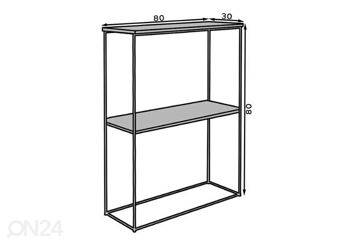 Konsoollaud Tros 30x80 cm suurendatud