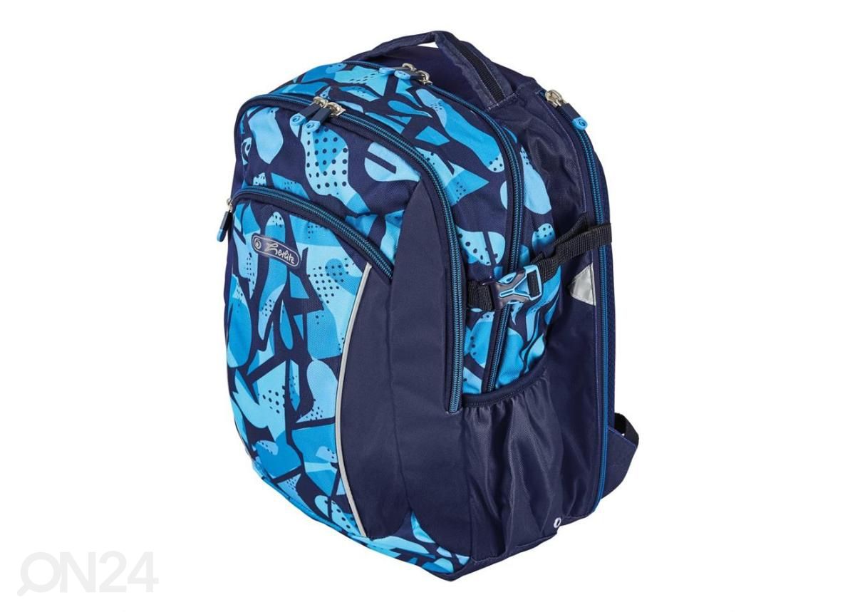 Koolikott-seljakott Herlitz Ultimate CamouBlue 24 L suurendatud