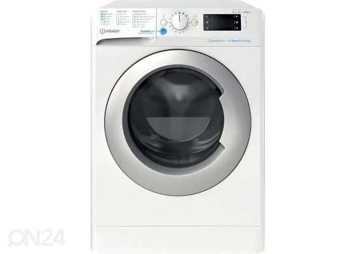 Kuivatiga pesumasin Indesit BDE86436WSVEE suurendatud