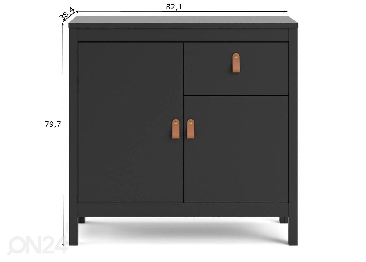 Kummut Madrid 82 cm suurendatud mõõdud