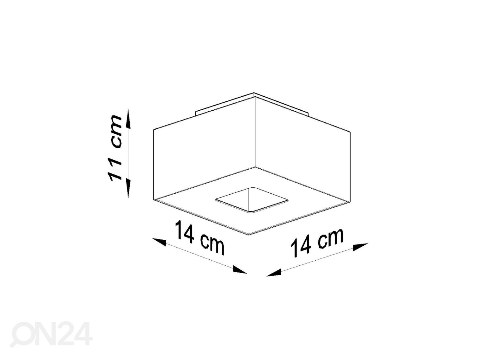 Laelamp Mono 1, must suurendatud