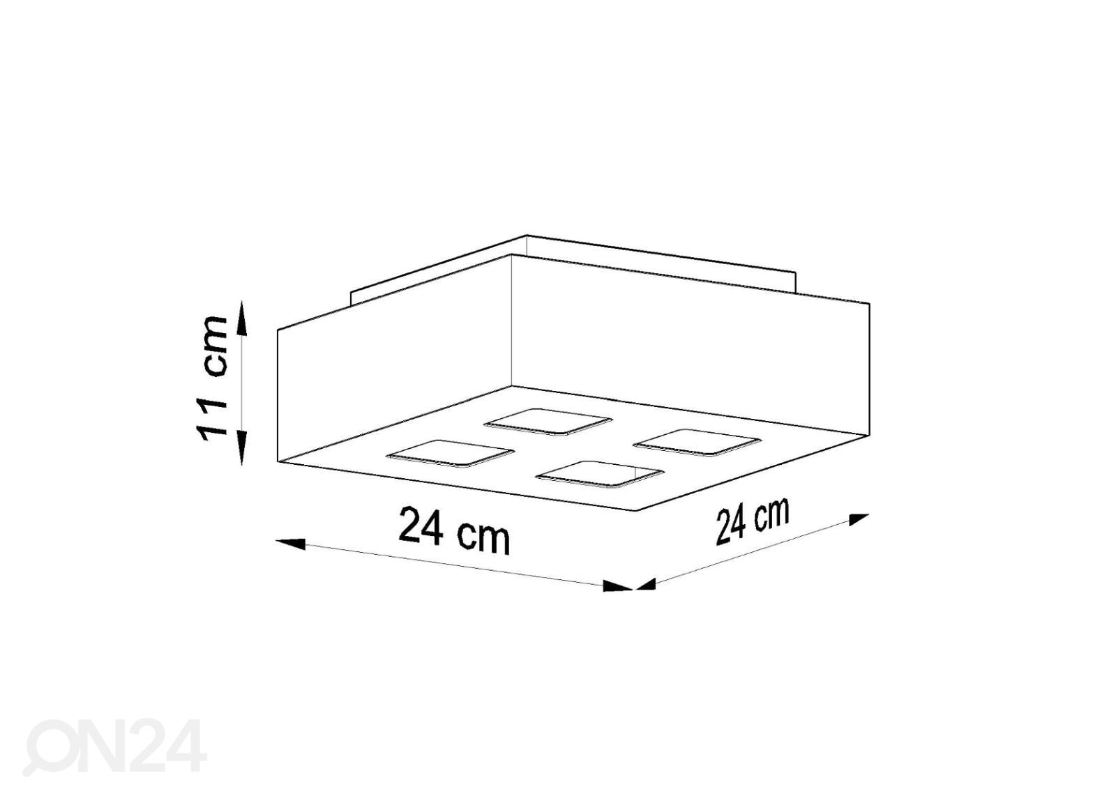 Laelamp Mono 4, valge suurendatud