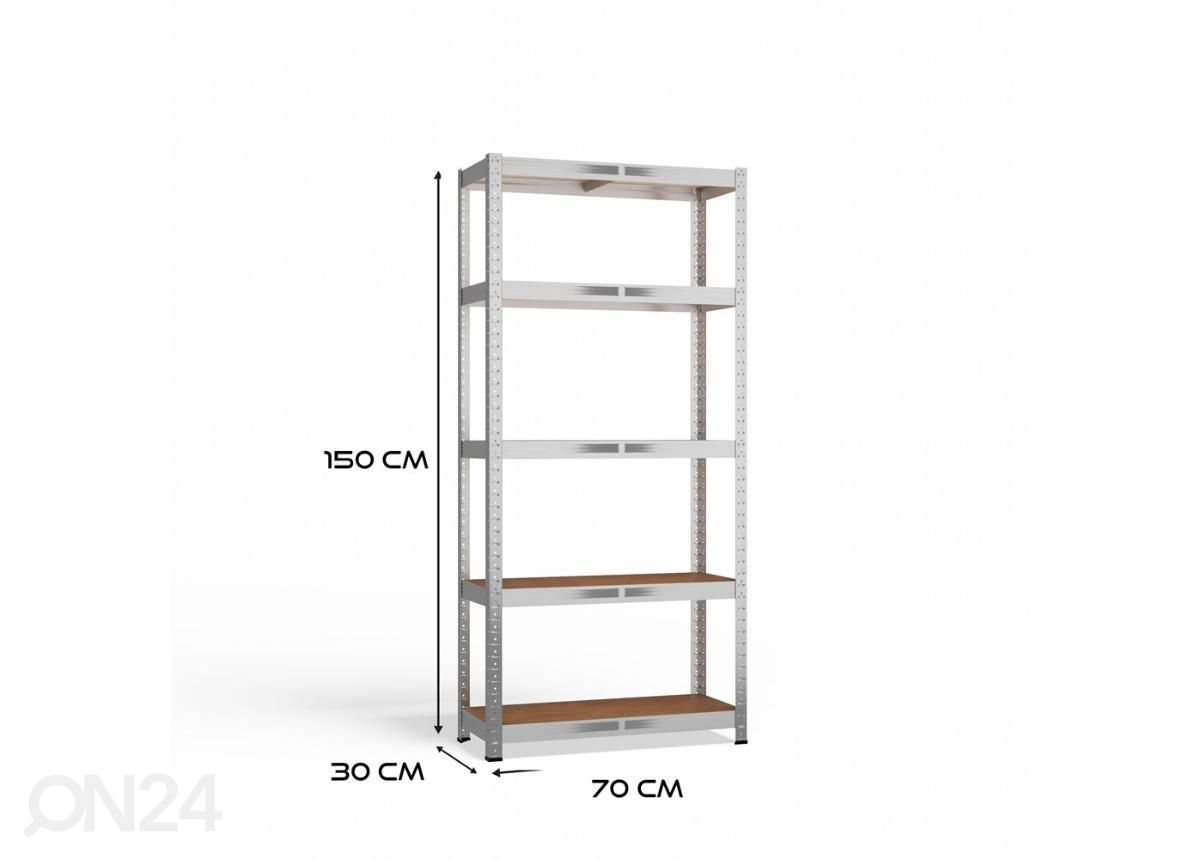 Laoriiul Regal 70x150x30 cm suurendatud mõõdud