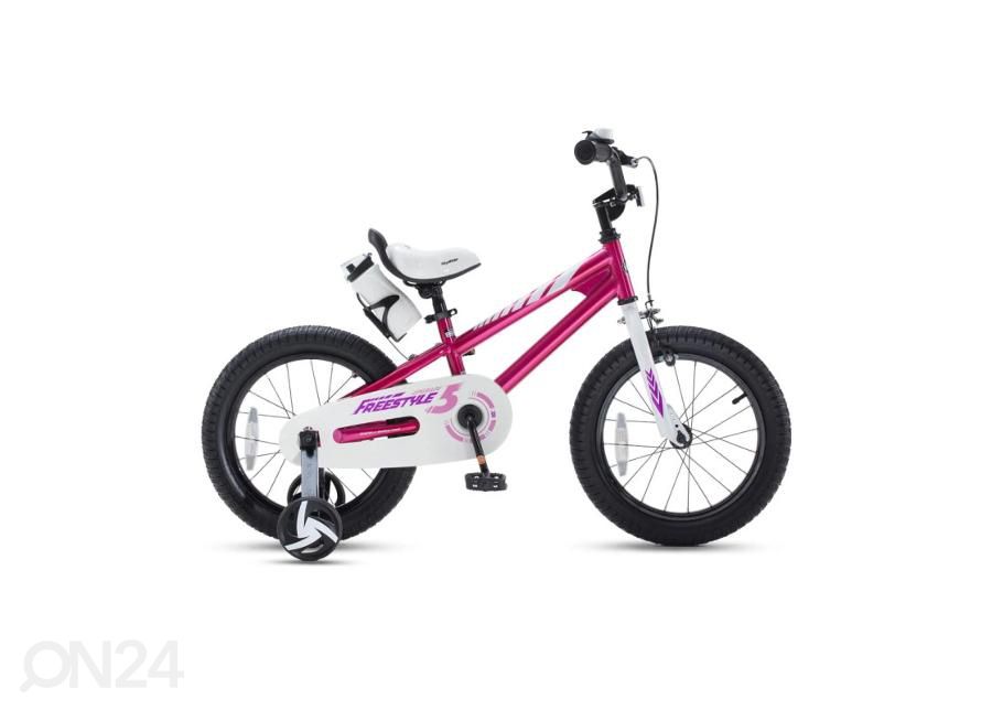 Laste jalgratas ROYALBABY Freestyle, 16" roosa suurendatud
