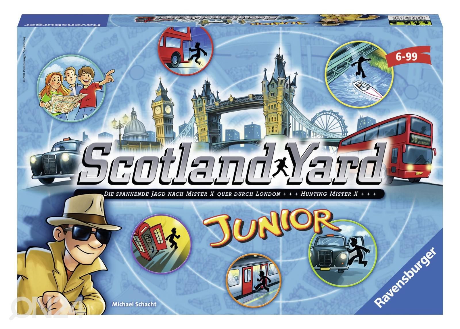 Lauamäng Scotland Yard Juunior Ravensburger suurendatud