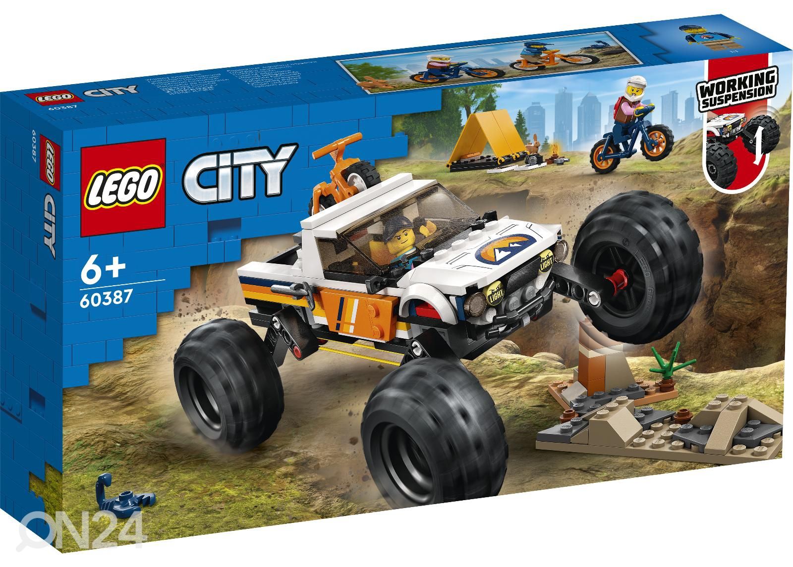 LEGO City Maastikuauto seiklused suurendatud