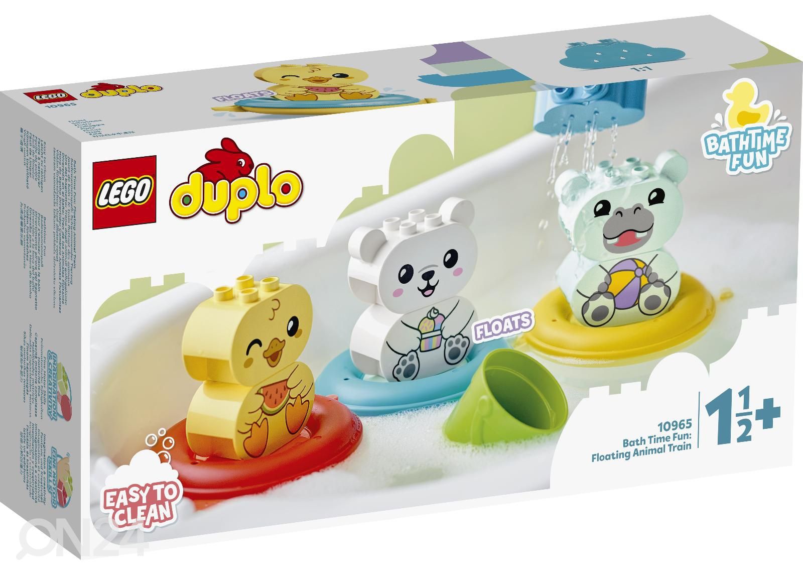 LEGO DUPLO vannimänguasi Ujuv loomade rong suurendatud