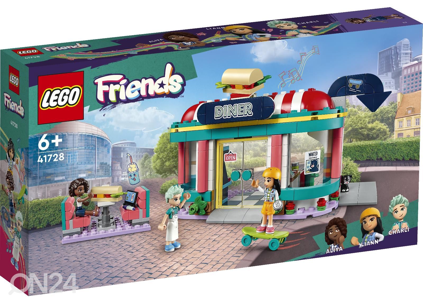 LEGO Friends Heartlake’i kesklinna kiirsöögirestoran suurendatud