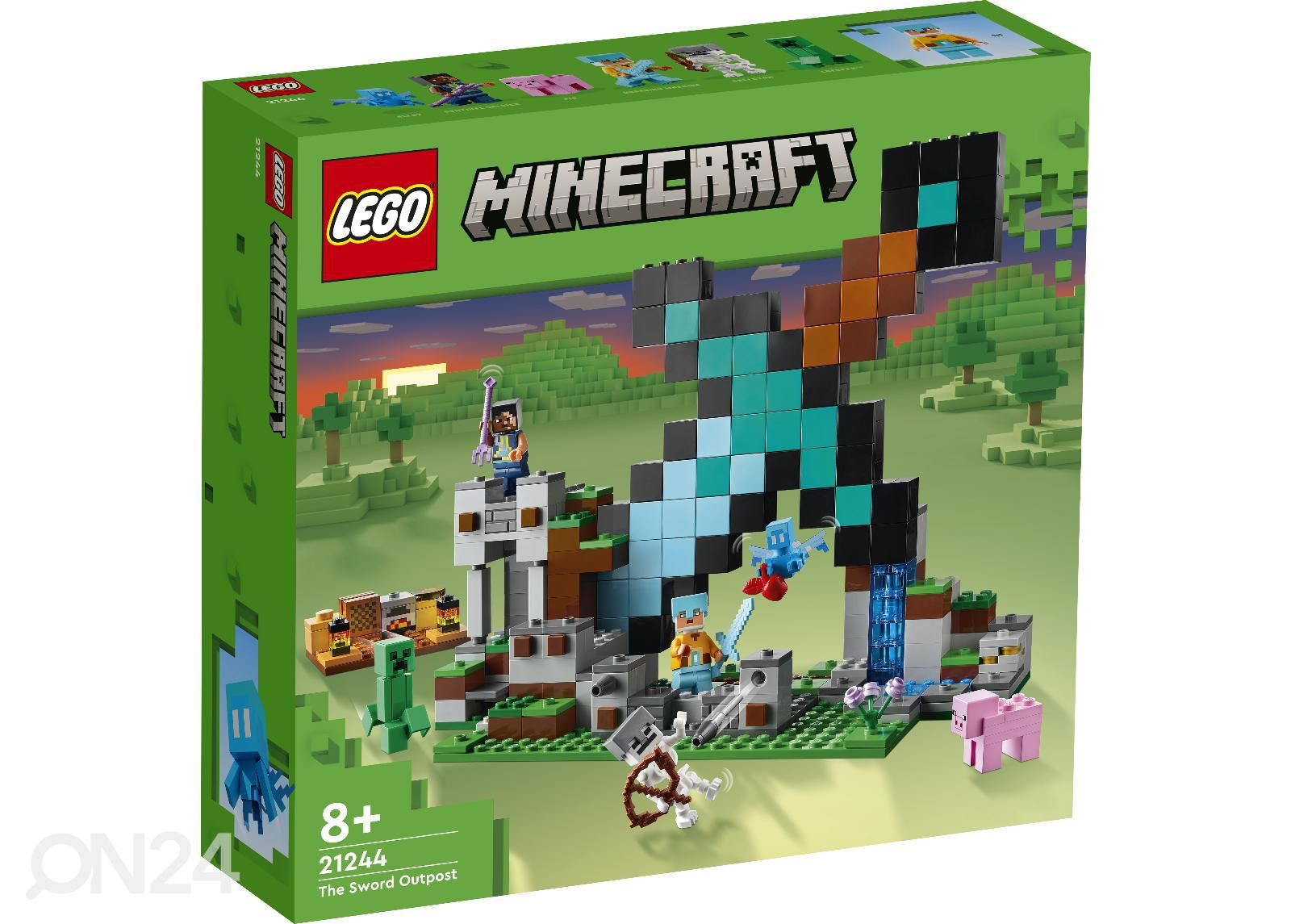 LEGO Minecraft Mõõga-eelpost suurendatud