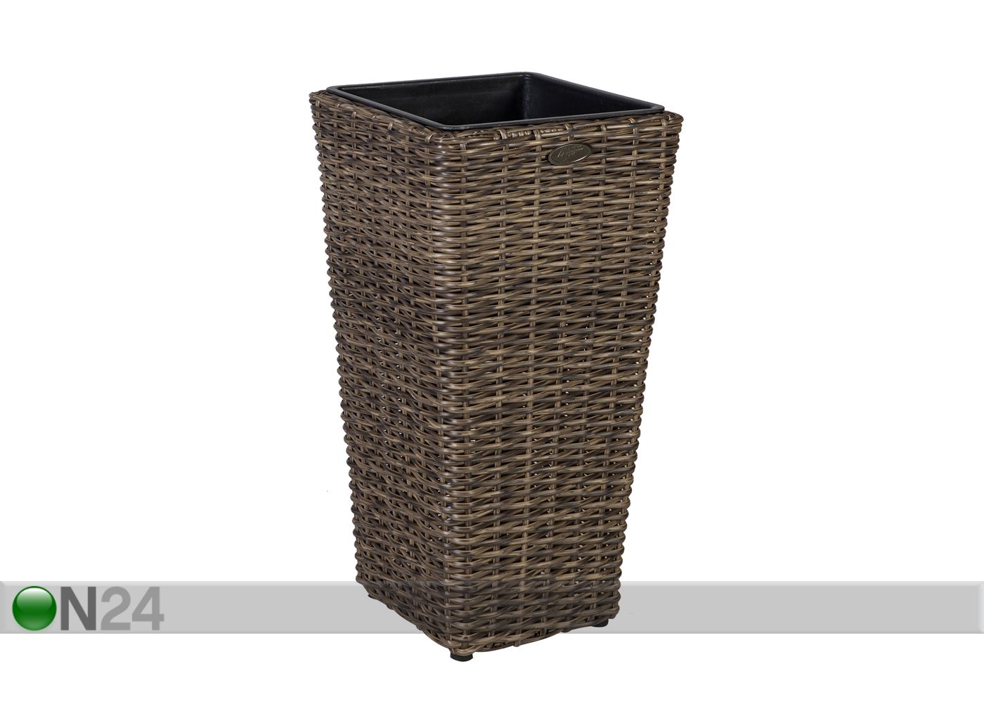 Lillepotiümbris Wicker 28x28xh60 cm suurendatud