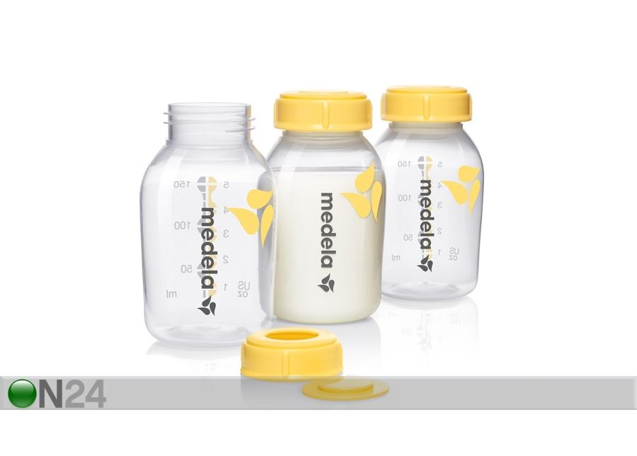 Medela 150 ml rinnapiimapudelid suurendatud