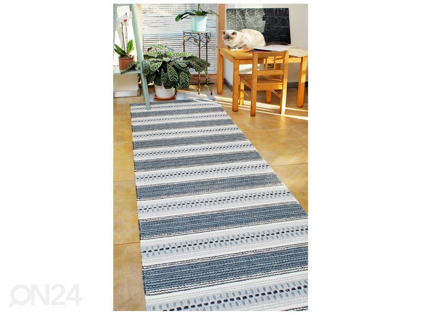 Narma plastikvaip Runö grey 130x190 cm suurendatud