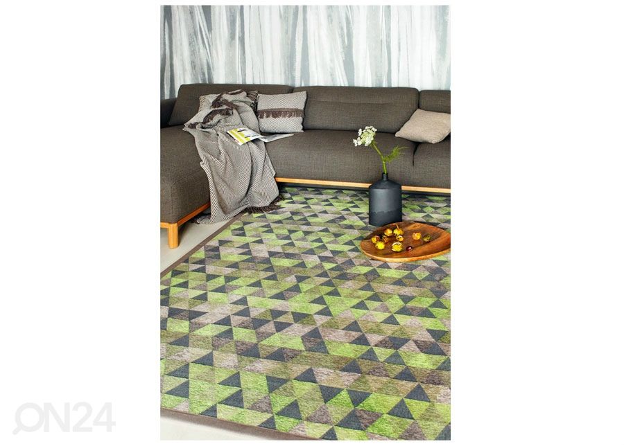 Narma smartWeave® vaip Luke green 140x200 cm suurendatud