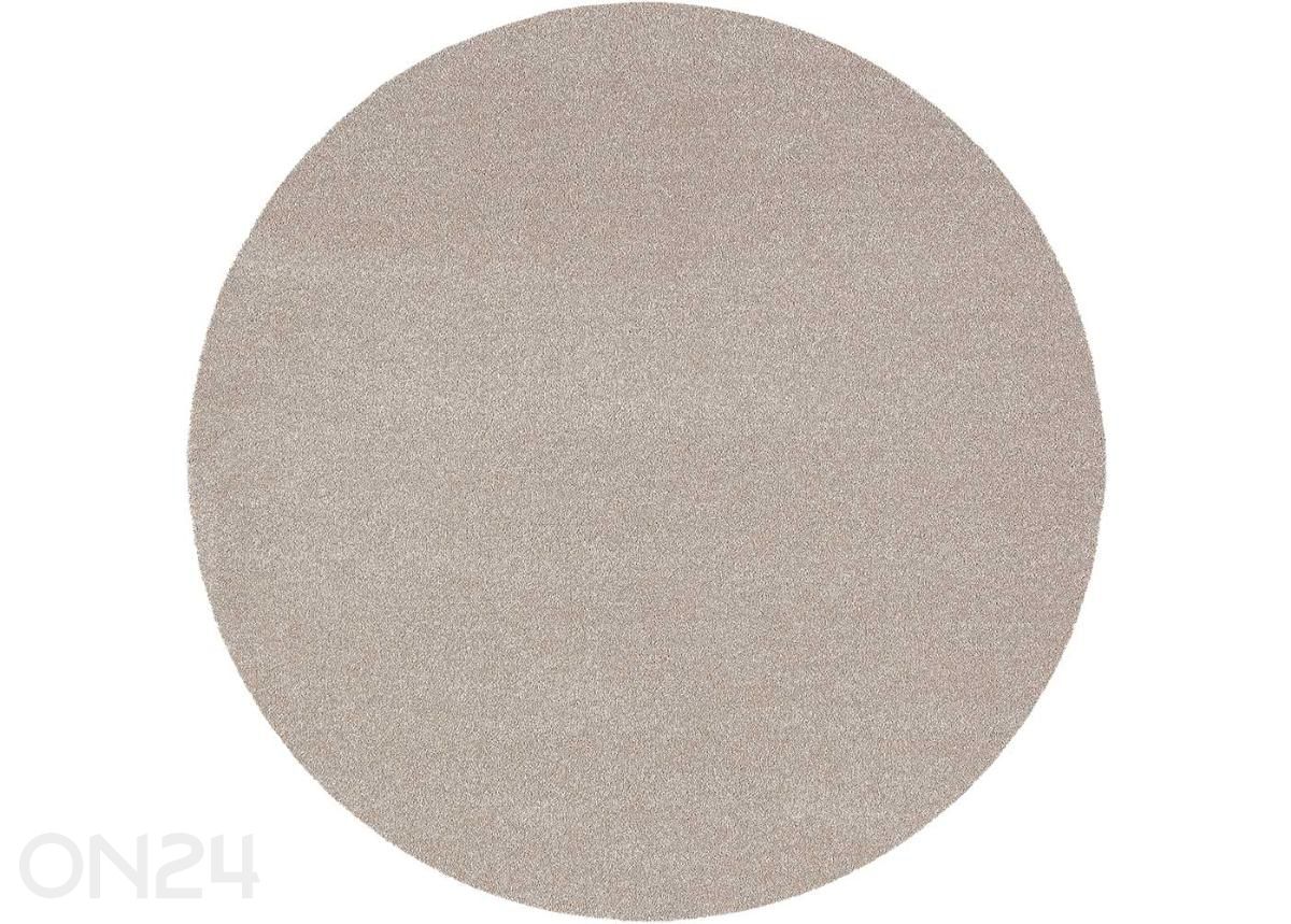 Narma veluurvaip Wow™ ümar beige Ø 133 cm suurendatud