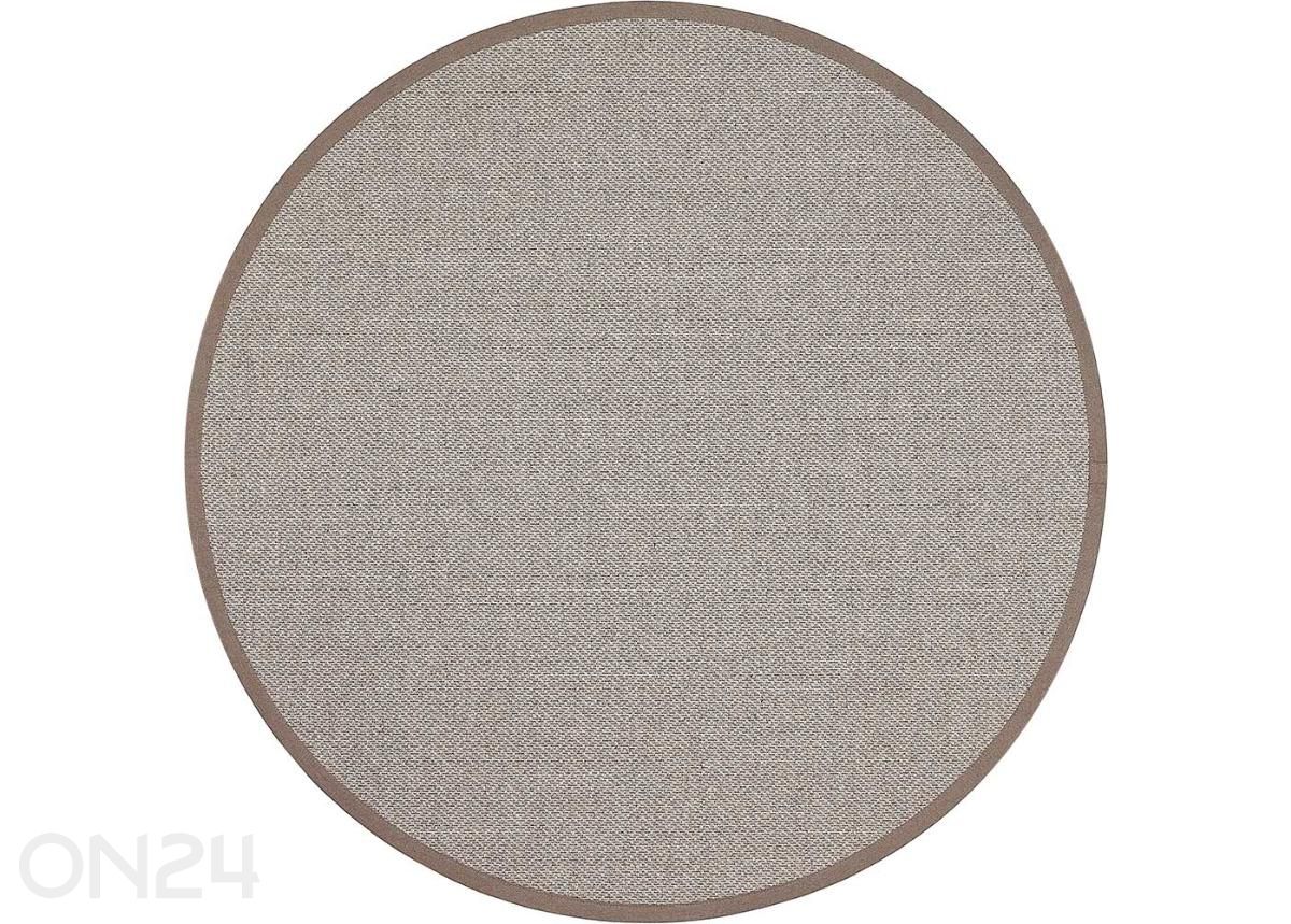 Narma villane vaip Bergen™ ümar beige Ø 160 cm suurendatud