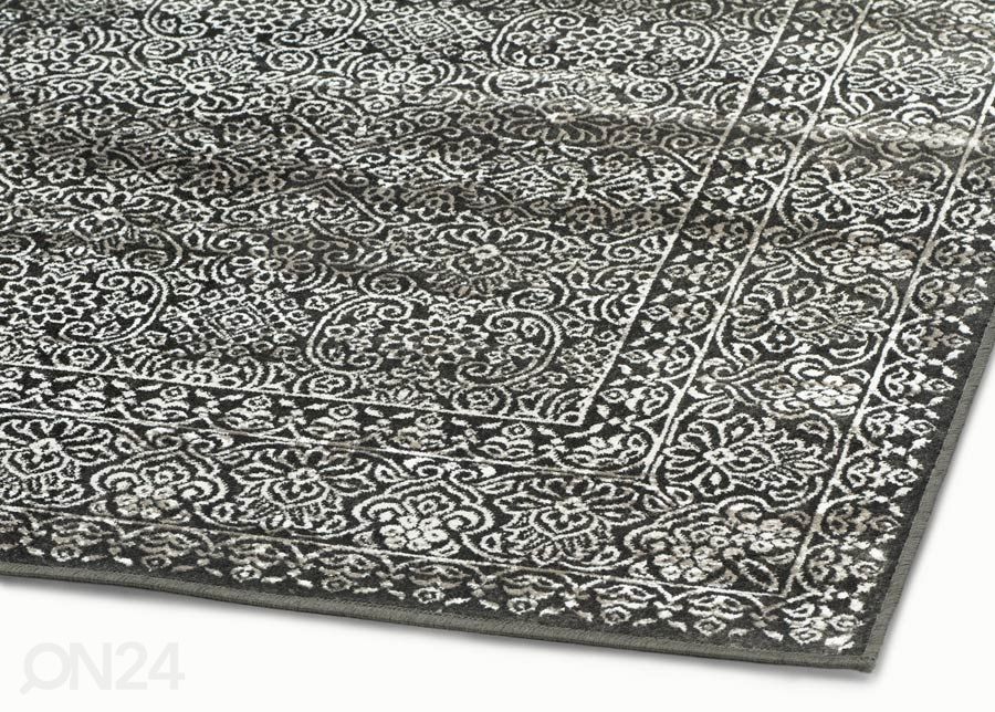 Narma viskoosvaip Orient carbon 160x230 cm suurendatud