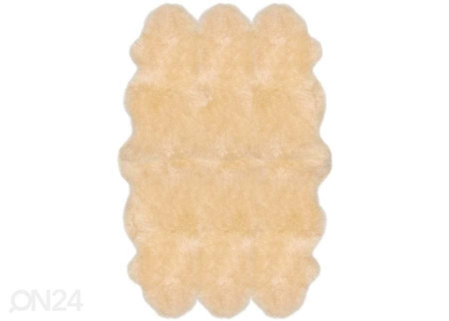 Naturaalne lambanahk Merino cream Sexto ±130x180 cm suurendatud