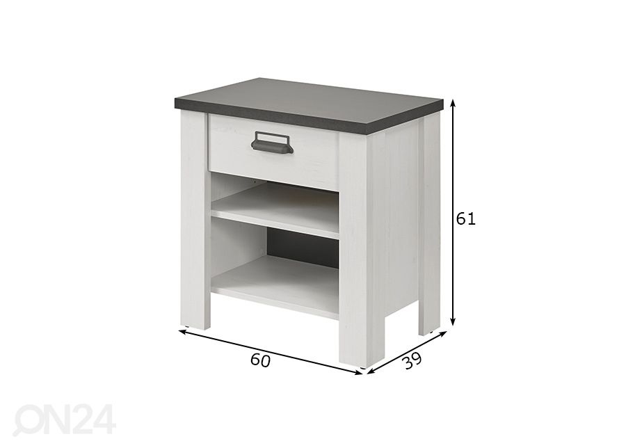 Öökapp Sherwood 60 cm suurendatud