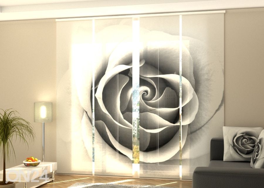 Pimendav paneelkardin Grey Rose 240x240 cm suurendatud
