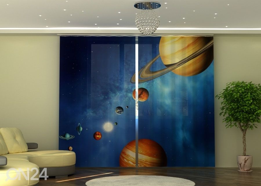 Poolpimendav kardin Solar System 290x245 cm suurendatud