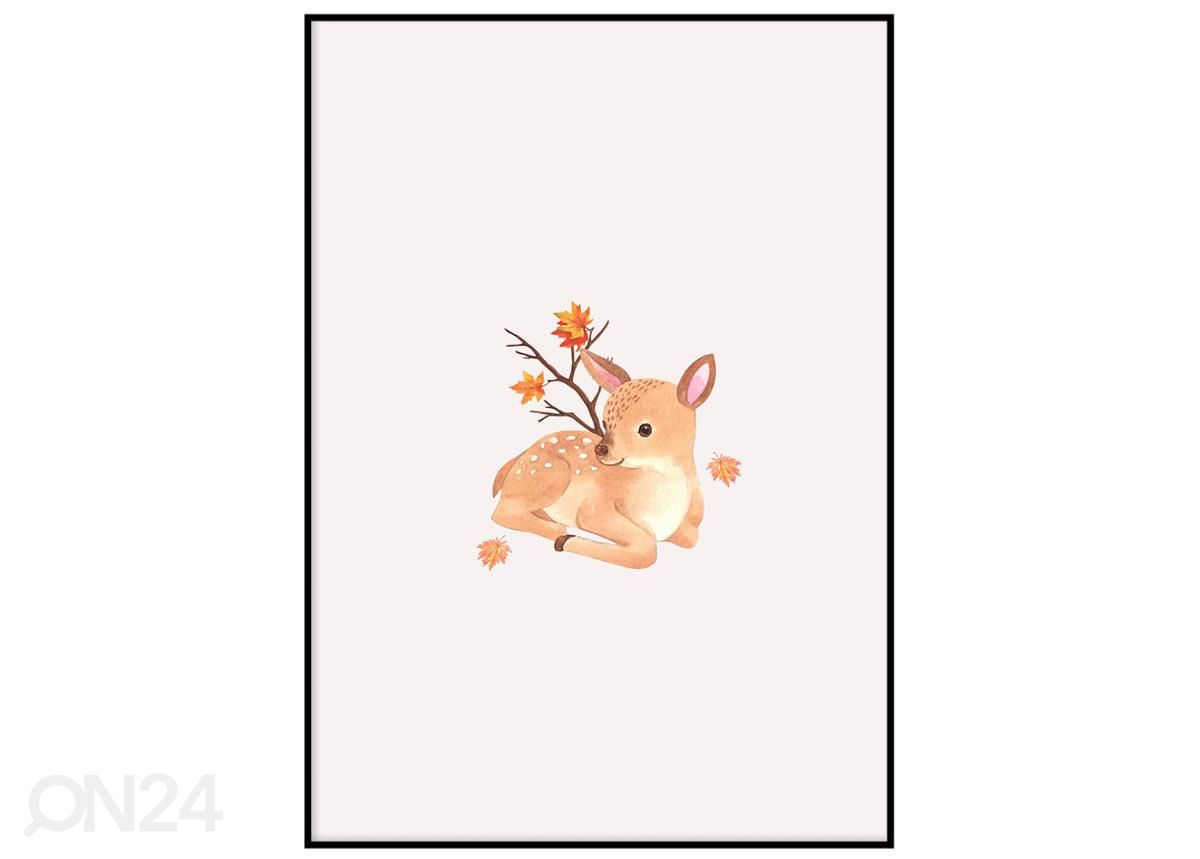 Poster Bambi 21x30 cm suurendatud