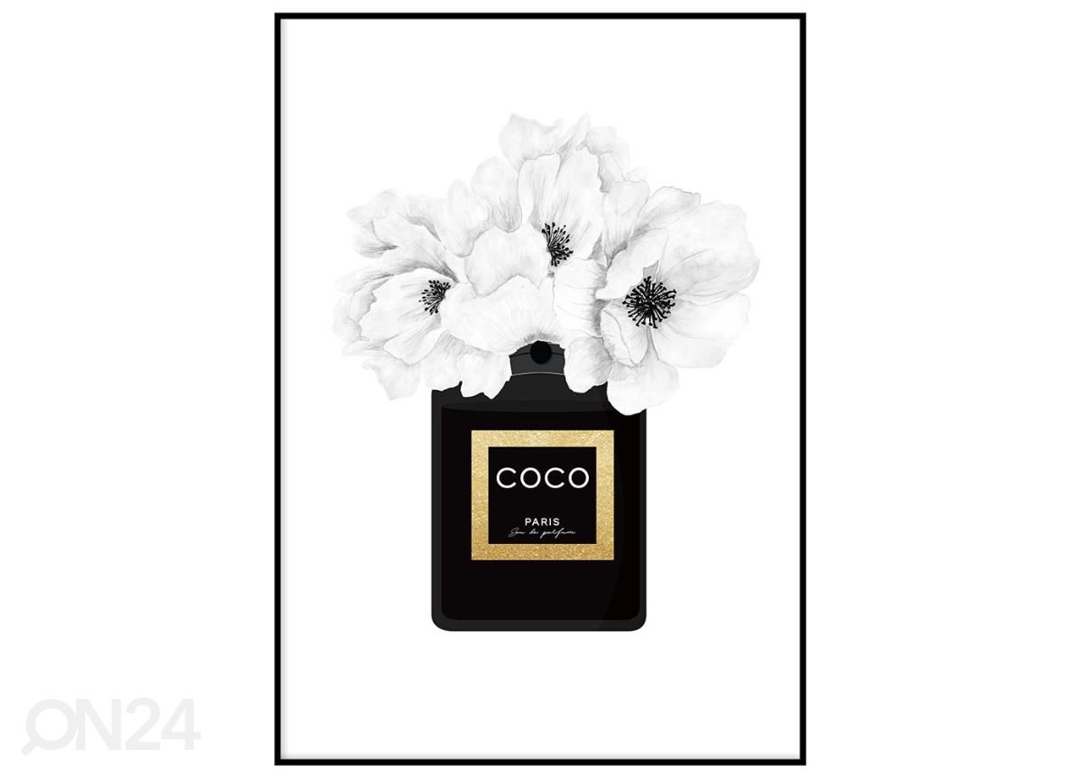 Poster Coco Paris III 21x30 cm suurendatud