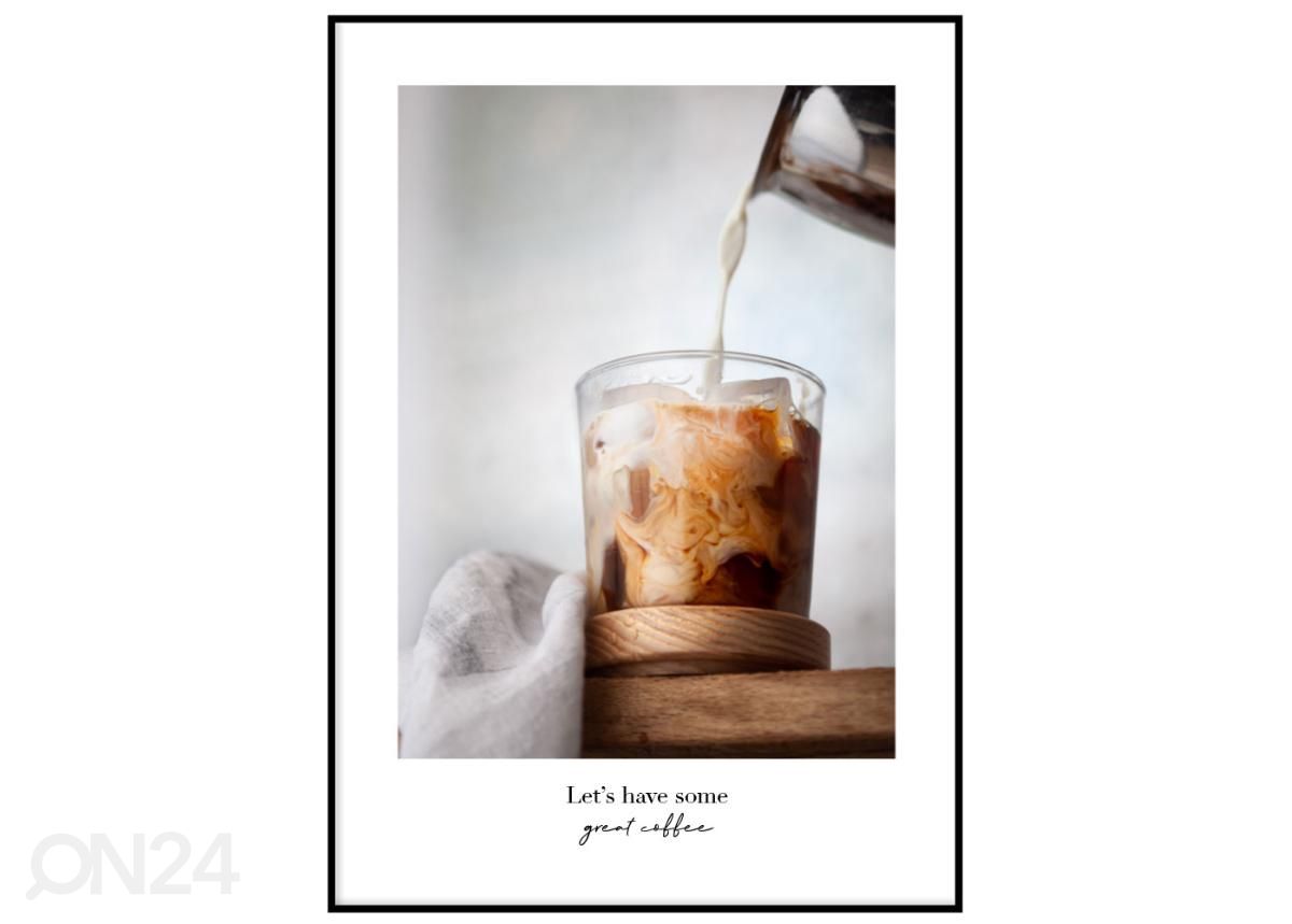 Poster Coffee 21x30 cm suurendatud