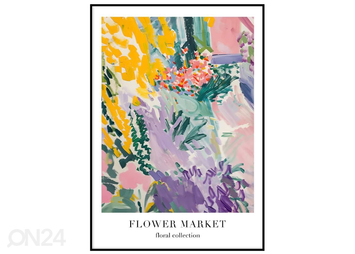 Poster Floral collection I 21x30 cm suurendatud