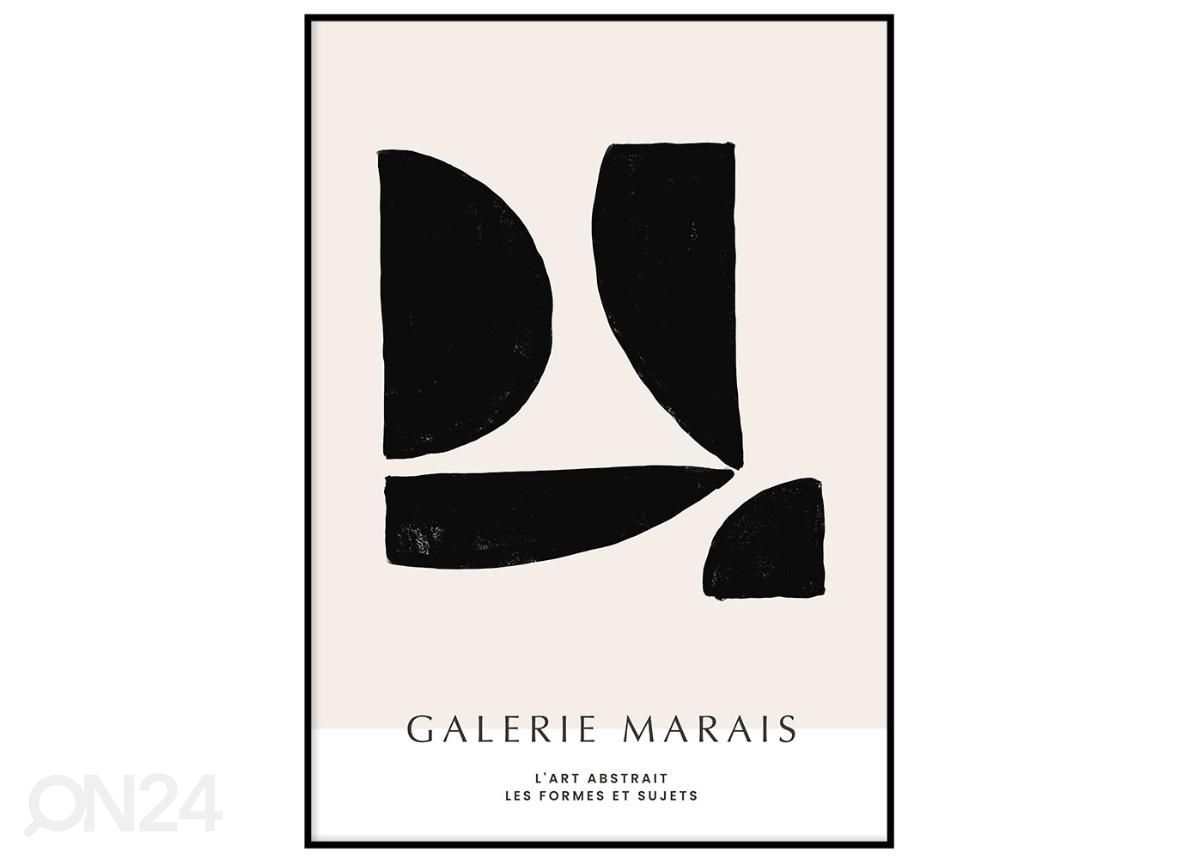 Poster Galerie Marais 21x30 cm suurendatud