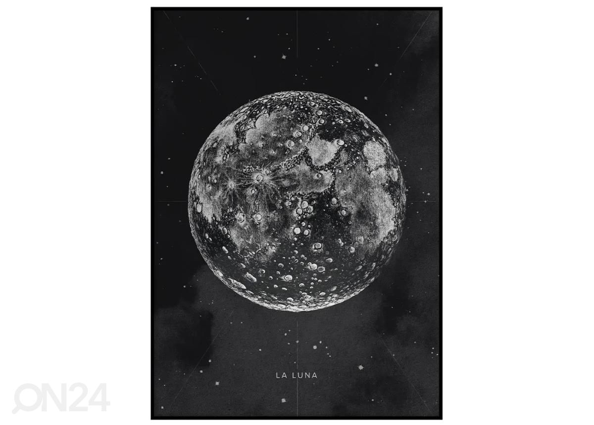 Poster La Luna 21x30 cm suurendatud