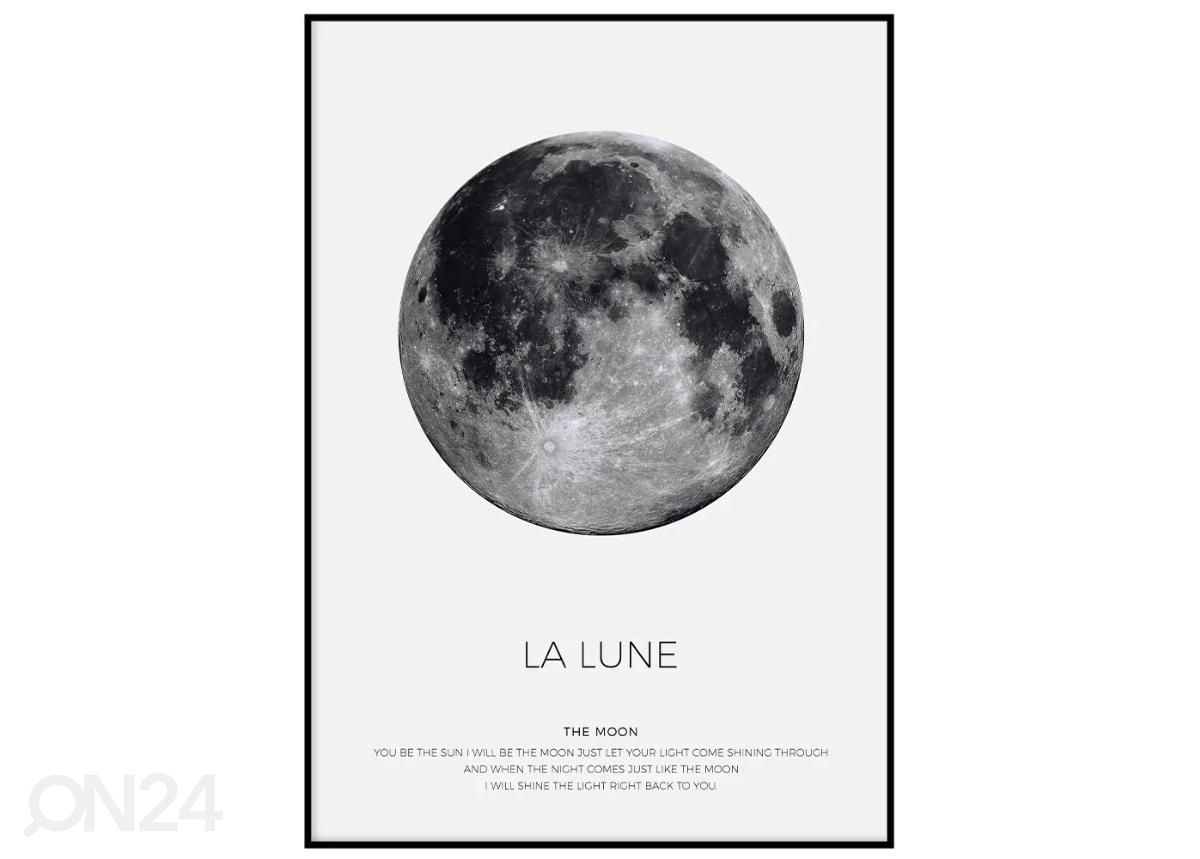 Poster La Lune 21x30 cm suurendatud