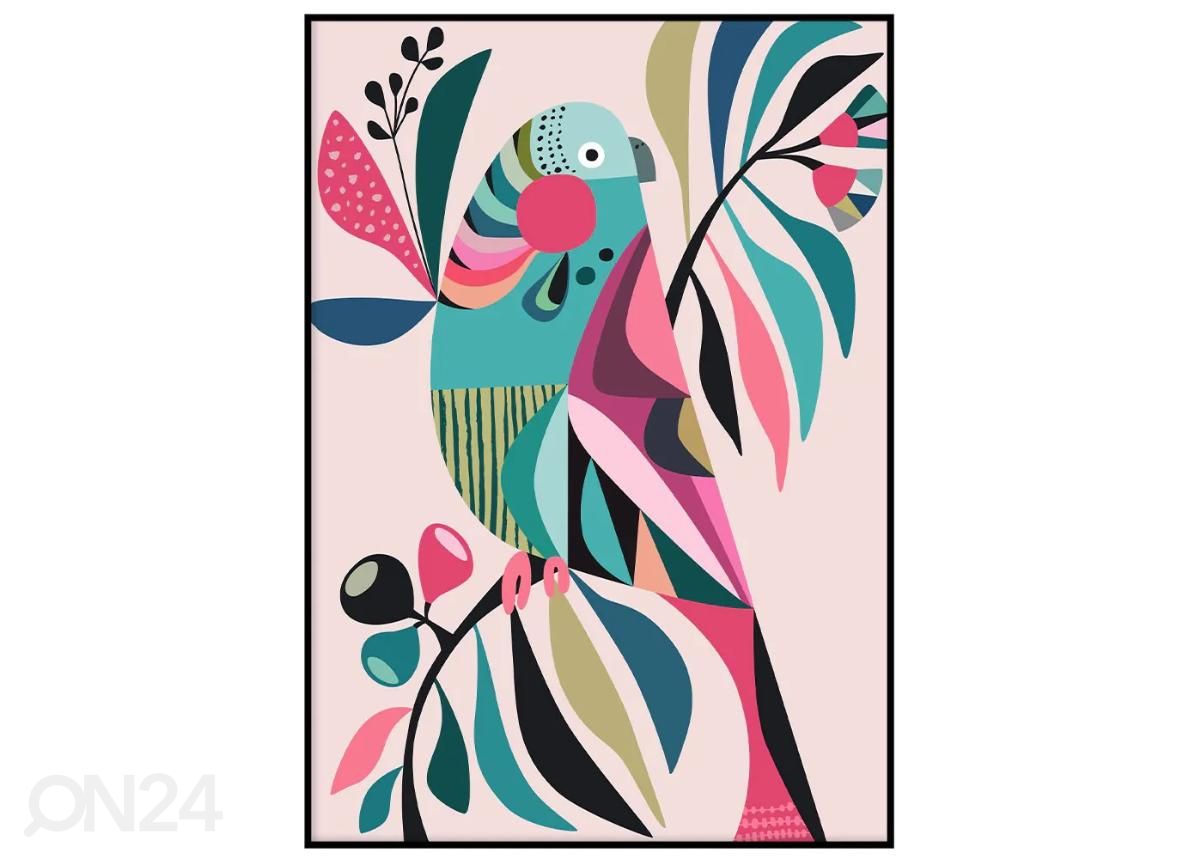 Poster Parakeet 21x30 cm suurendatud