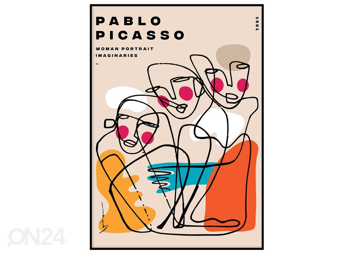 Poster Picasso 21x30 cm suurendatud