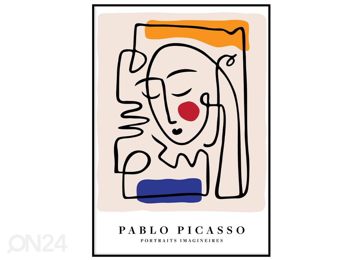 Poster Picasso III 21x30 cm suurendatud