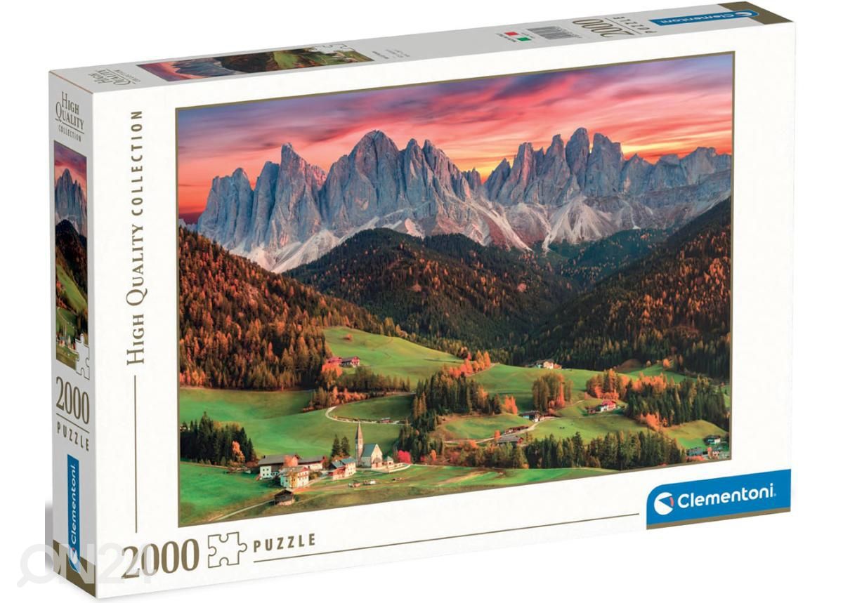 Pusle Val Di Funes Clementoni 2000 tk suurendatud