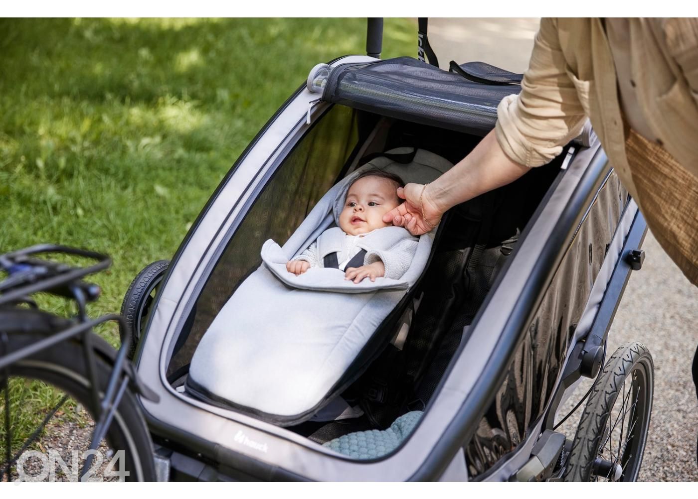 Rattakäru beebiiste Hauck Baby Lounger 2, hall suurendatud